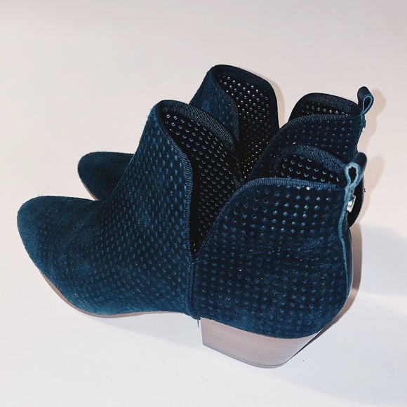 Sam Edelman Black Suede Ankle Booties - Picture 2 of 4